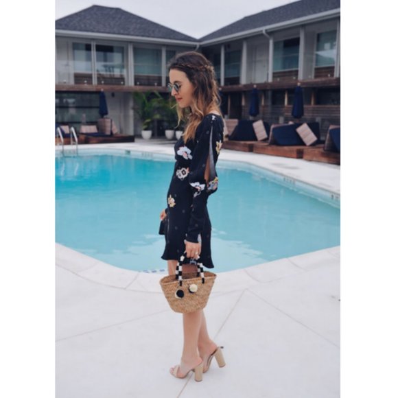 Blogger Favorite Free People Mod Retro Sunshadows Floral Mini Dress 60s 70s - 2 - Picture 2 of 14